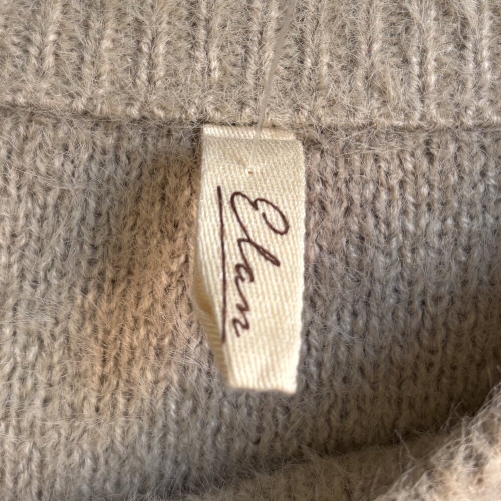 Elan Clothing Animal Print Fuzzy Sweater - L - Picture 4 of 6